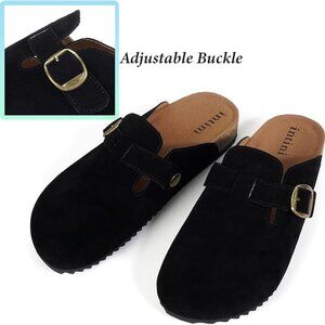 Womens Suede Clogs (8#)